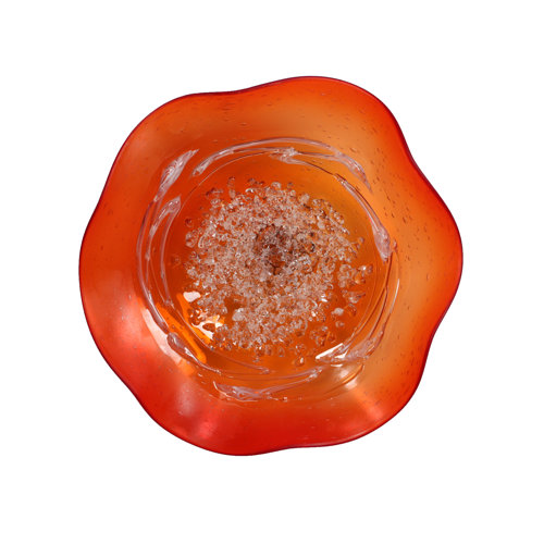 Wrought Studio Horley Handmade Glass Decorative Plate Wayfair